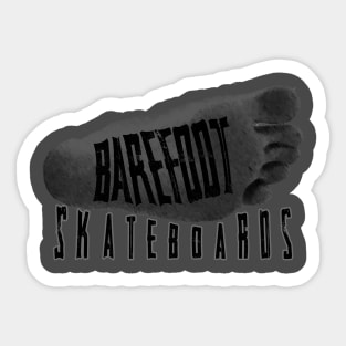 Barefoot Skateboards Sticker